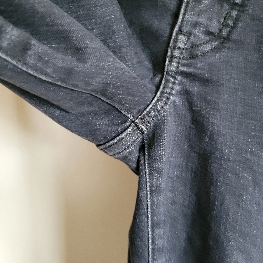 Madewell Skinny Jean Stretchy Dark Wash Blue Denim Small 25 - Picture 4 of 9